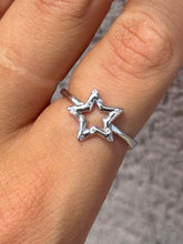 Load image into Gallery viewer, Star Ring - Sterling Silver