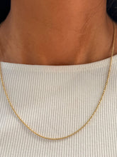Load image into Gallery viewer, 20" Thin Rope Chain - 14K Yellow Gold