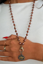 Load image into Gallery viewer, Ensemble Necklace  - Fire Glass- 28”