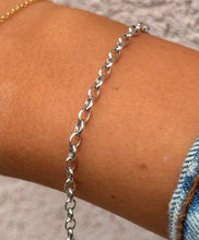Load image into Gallery viewer, Open Link Bracelet- 14K White Gold