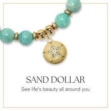 Load image into Gallery viewer, Sand Dollar Gold Charm Bracelet- TJazelle