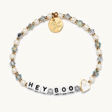 Load image into Gallery viewer, "Hey Boo" with Ghost Charm - Little Words Project Bracelet