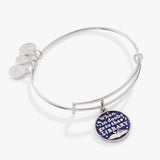 Load image into Gallery viewer, Harry Potter™ 'When In Doubt Go To The Library' Alex and Ani Charm Bangle