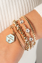 Load image into Gallery viewer, Paw Print Beaded Dog Bangle - Alex And Ani