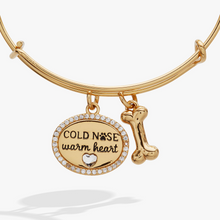 Load image into Gallery viewer, Cold Nose, Warm Heart Charm Bangle - Alex And Ani