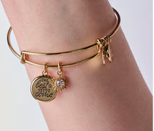 Load image into Gallery viewer, The Best Is Yet To Come Duo Charm Bangle - Alex And Ani