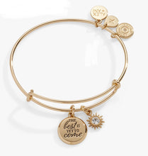 Load image into Gallery viewer, The Best Is Yet To Come Duo Charm Bangle - Alex And Ani