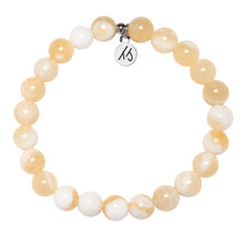Load image into Gallery viewer, "Radiance" Yellow with White Stacker - TJazelle