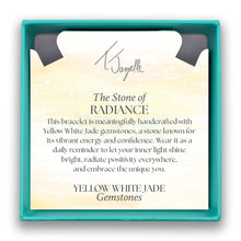 Load image into Gallery viewer, "Radiance" Yellow with White Stacker - TJazelle