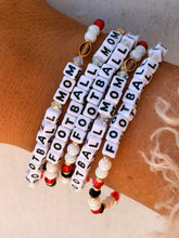 Load image into Gallery viewer, Football Mom with Football Charm - Little Words Project &amp; Marie's Custom Design