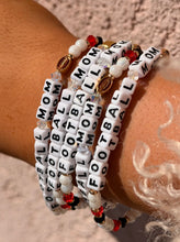 Load image into Gallery viewer, Football Mom with Football Charm - Little Words Project &amp; Marie's Custom Design