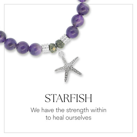 Starfish Silver Charm Bracelet - TJazelle