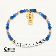 Load image into Gallery viewer, Bye Stigma- Mental Health Support- Little Words Project Bracelet