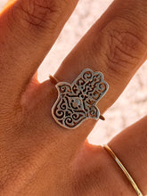 Load image into Gallery viewer, Hamsa Filigree  Ring