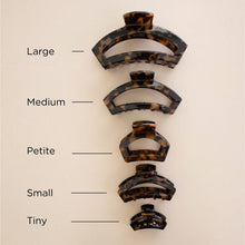 Load image into Gallery viewer, Open Tortoise Petite Hair Clip
