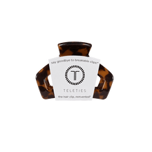 Load image into Gallery viewer, Open Tortoise Petite Hair Clip