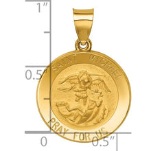 Load image into Gallery viewer, Saint Michael Medal - 14K Yellow Gold