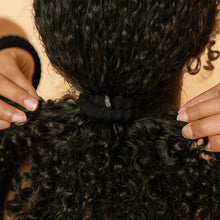 Load image into Gallery viewer, Jet Black Large Nylon Hair Ties