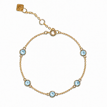 Load image into Gallery viewer, Chloe Bracelet White Aquamarine  - Chloe + Lois