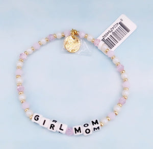 LWP "Girl Mom" Bracelet in Strawberry Milk