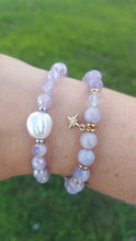 Load image into Gallery viewer, Mauve Jade Pearl Coin Beaded Bracelet - TJazelle Marie&#39;s Exclusive