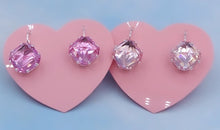 Load image into Gallery viewer, Vintage Rose Pink Mega Pyramid Leverback