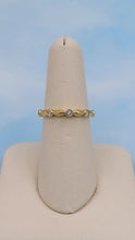 Load image into Gallery viewer, Viv &amp; G Matte &amp; Circle Band - 14K Yellow Gold