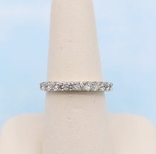 Load image into Gallery viewer, .55 Carat (Half Carat) Diamond Band - 14K White Gold
