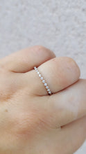 Load image into Gallery viewer, .15 Carat dainty Diamond Band - 14K White Gold