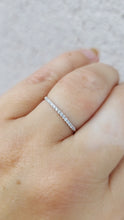 Load image into Gallery viewer, .20 Carat Dainty Diamond Band - 14K White Gold