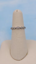 Load image into Gallery viewer, Marquise &amp; Round Shapes Diamond Band - .28 Carats - 14K White Gold