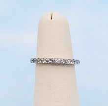 Load image into Gallery viewer, 0.28 Carat Diamond Band - 14K White Gold (Size 5)