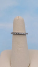 Load image into Gallery viewer, 0.28 Carat Diamond Band - 14K White Gold (Size 5)