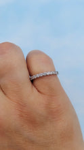 Load image into Gallery viewer, 0.28 Carat Diamond Band - 14K White Gold (Size 5)