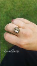 Load image into Gallery viewer, Lemon Quartz Gold Ring - 14K Yellow Gold - Estate