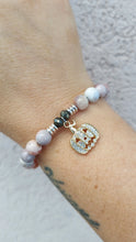 Load image into Gallery viewer, Pumpkin TJazelle &amp; Marie's Exclusive Charm Bracelet - Peach Botswana