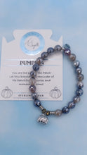 Load image into Gallery viewer, Pumpkin Silver Charm Bracelet - TJazelle