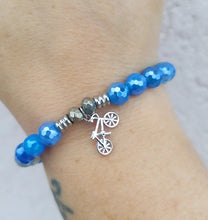 Load image into Gallery viewer, "Just Cruise" Silver Charm Bracelet - TJazelle