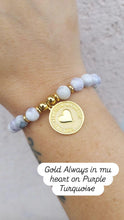 Load image into Gallery viewer, Always In My Heart Gold Charm Bracelet - TJazelle