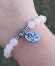 Load image into Gallery viewer, Rose Silver Charm Bracelet - TJazelle