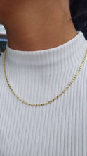 Load image into Gallery viewer, 18" 2.5mm Moon Chain - 14K Yellow Gold