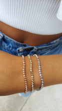 Load image into Gallery viewer, 14K Yellow Gold Moon-Cut Bead Stretch Bracelet