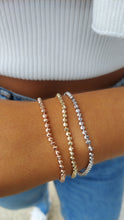Load image into Gallery viewer, 14K Yellow Gold Moon-Cut Bead Stretch Bracelet