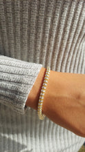 Load image into Gallery viewer, Ice Barrel Bracelet - Gold Plated Two Tone