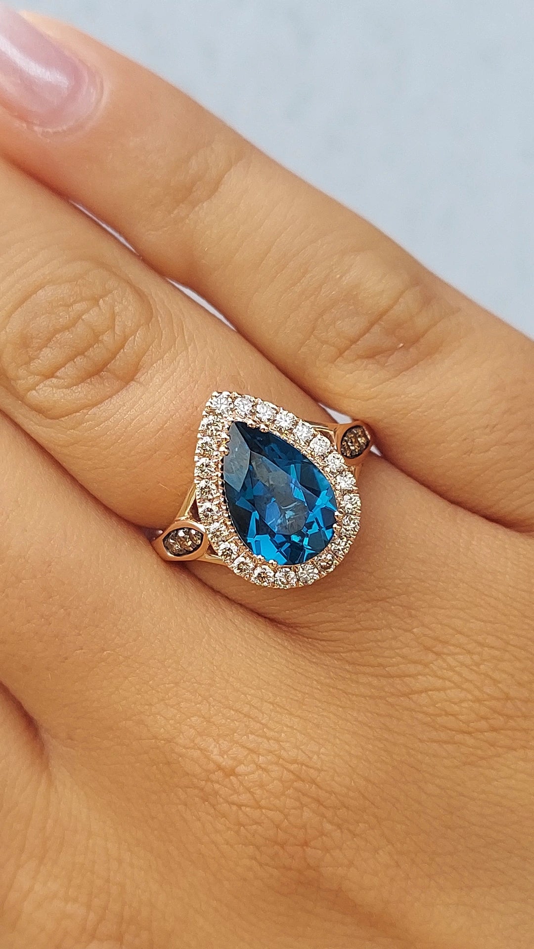 Deep Sea Blue Topaz™ LeVian Ring – Marie's Jewelry Store