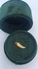Load image into Gallery viewer, Diamond Horn Charm - 14K Yellow Gold