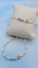 Load image into Gallery viewer, "PSL" with Pumpkin Spice Latte Charm - Little Words Project Bracelet
