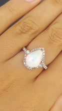 Load image into Gallery viewer, Opal, Diamond &amp; Rose Gold Le Vian® Ring