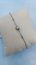 Load image into Gallery viewer, Pearl and Silver Bead Bracelet - Sterling Silver