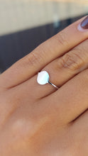 Load image into Gallery viewer, Round Disc Ring - 14K White Gold